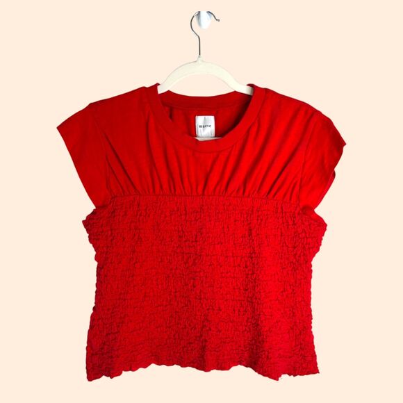 Anthropologie Maeve Smocked Muscle Top - Picture 2 of 6